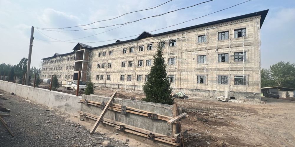 Сузак районунда 750 орундуу жаңы мектеп курулууда