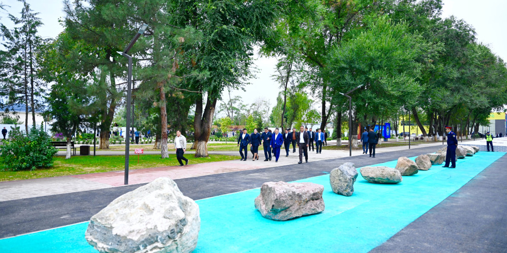 В Токмоке открыли обновленный парк
