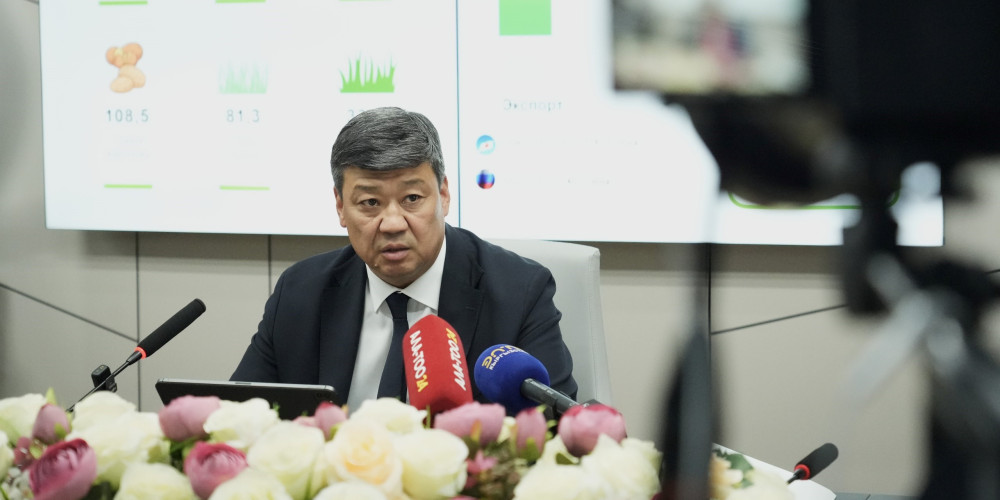 Бакыт Төрөбаев: Быйыл 6 айда айыл чарба продукциясынын дүң өндүрүмү 117 млрд. 636 млн сомду түзүп