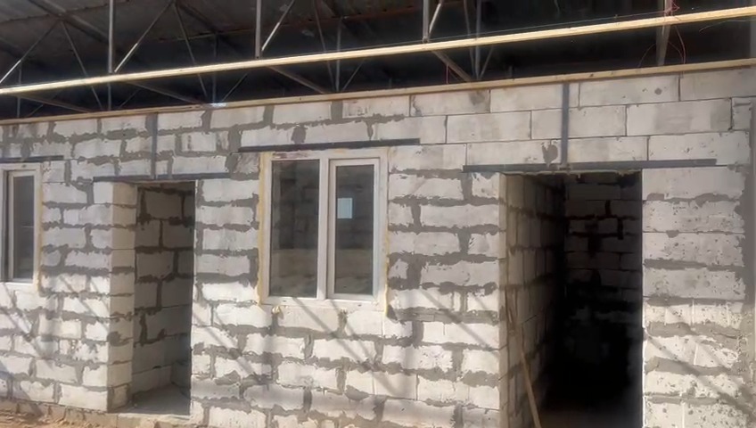 Токтогул шаарында  заманбап мал союучу жай курулууда