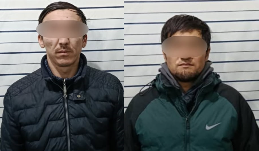 Бишкек шаарынын ИИББнын ыкчам кызматкерлери автоунаадан уурулук кылууга шектүүлөрдү кармашты