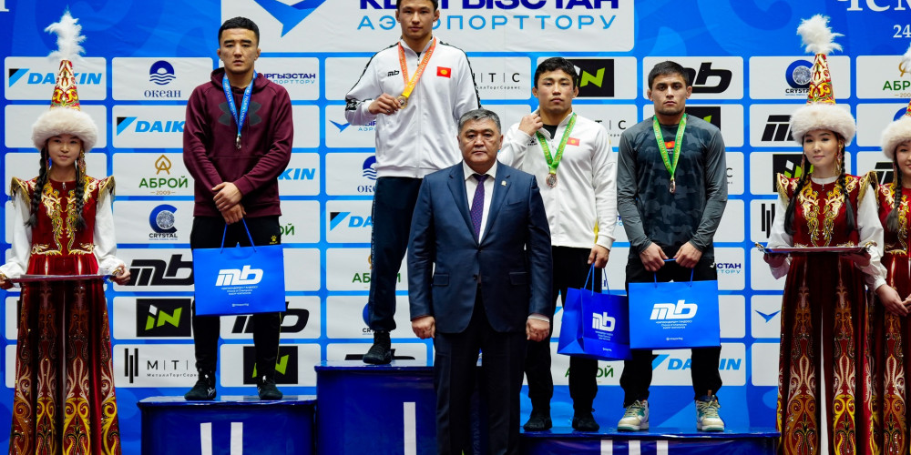 Завершился чемпионат Кыргызстана по вольной борьбе – список победителей