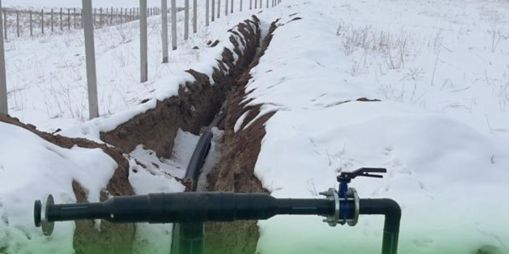 Токтогулда интенсивдүү бак өстүрүү үчүн заманбап тамчылатып сугаруу системасы 30 га аянтка орнотулууда