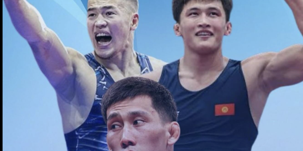Спорттук күрөш боюнча Азия чемпионаты: Кыргызстандын капчыгында үч алтын бар