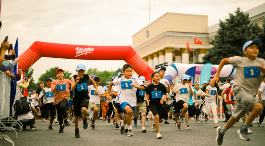 Бишкекте SHORO TAYKŪLŪK KIDS RUN балдар жарышы өтөт
