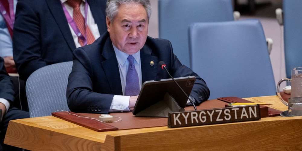 Глава МИД КР выступил на открытых дебатах Совета Безопасности ООН