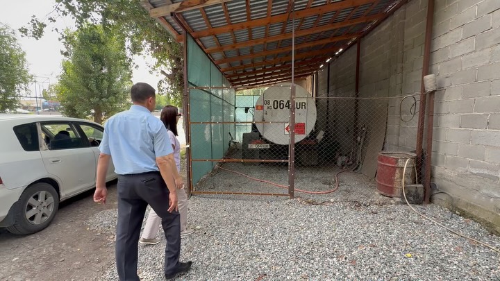 В Чуйской области выявили три незаконные точки продажи сжиженного газа