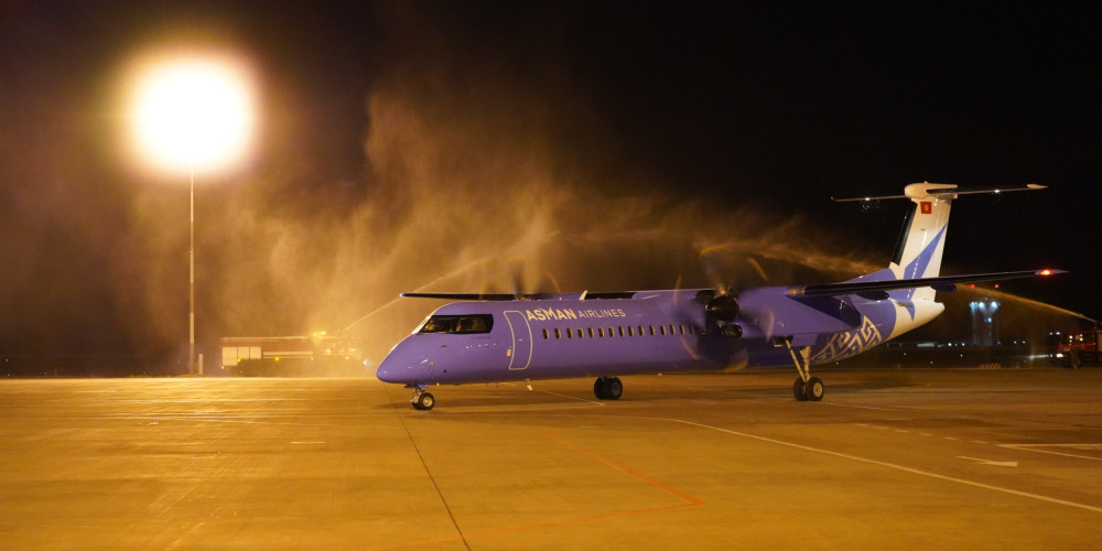 Кыргызстанга Asman Airlines авиакомпаниясынын экинчи учагы келди