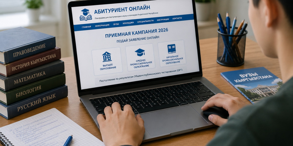 110 баллов в вузы, 90 – в колледжи: в Кыргызстане проходит приемная кампания