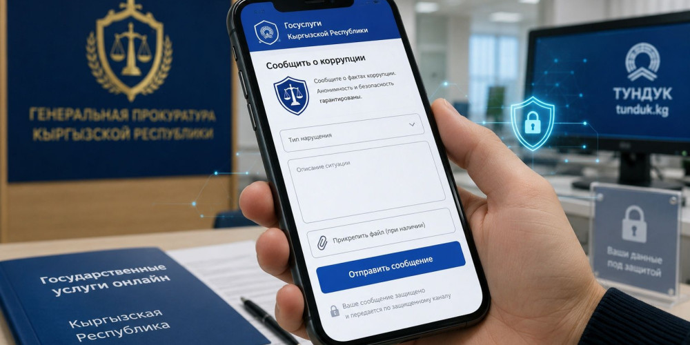 В «Тундуке» запустили сервис для сообщений о коррупции