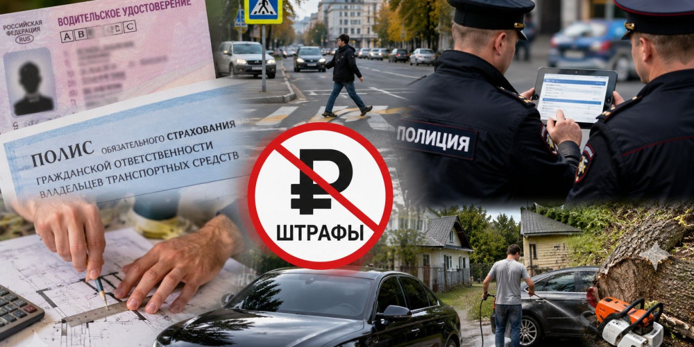 В России предложили отменить 28 штрафов – от забытых прав до перехода дороги в неположенном месте