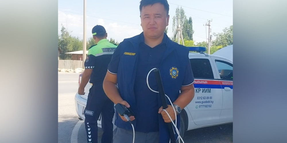 В Бишкеке и Ноокенском районе пять автомобилей наказали за чрезмерные выбросы