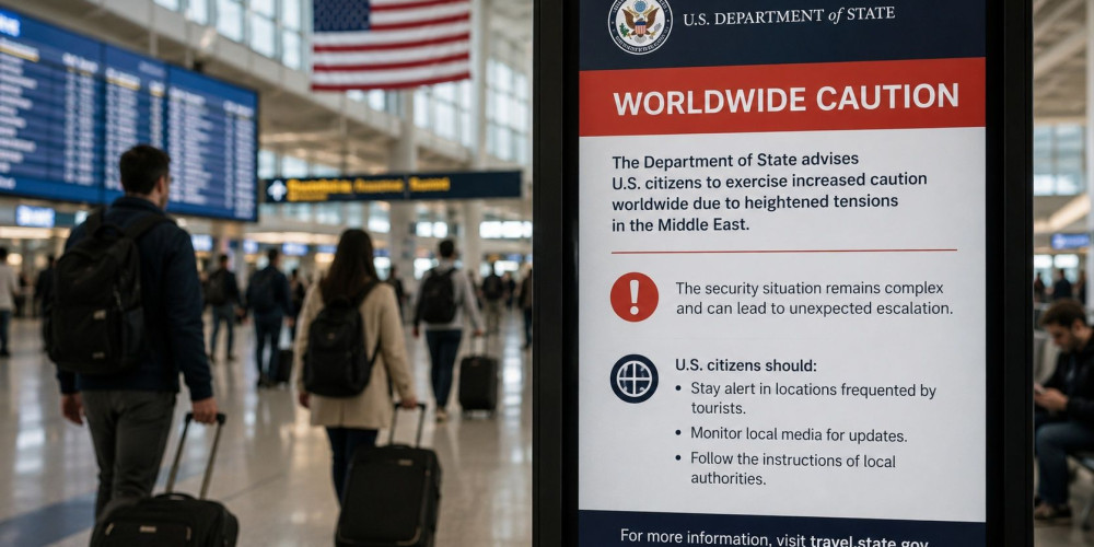 Госдеп США предупредил американцев по всему миру о риске эскалации на Ближнем Востоке