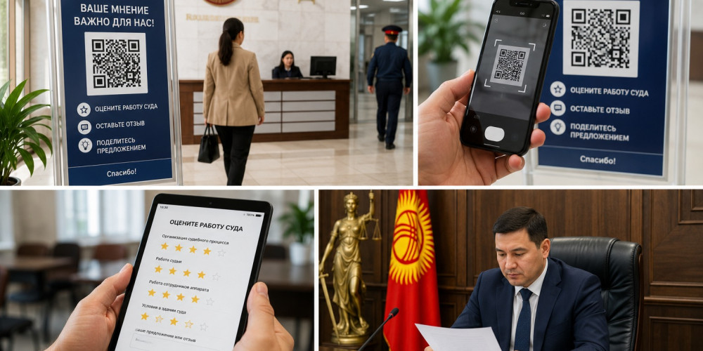 Кыргызстанцы направили судам почти 2,9 тыс. отзывов и предложений за полгода