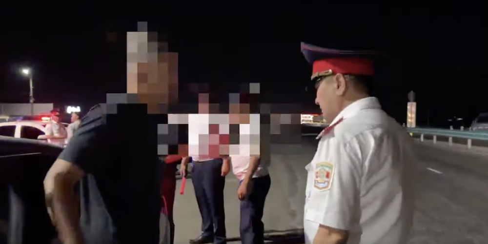 На трассе Бишкек – Нарын – Торугарт задержали водителя под воздействием наркотиков