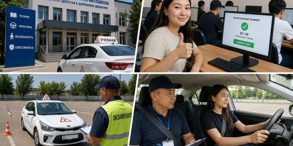 Первая выпускница ускоренной госавтошколы сдала теорию без ошибок