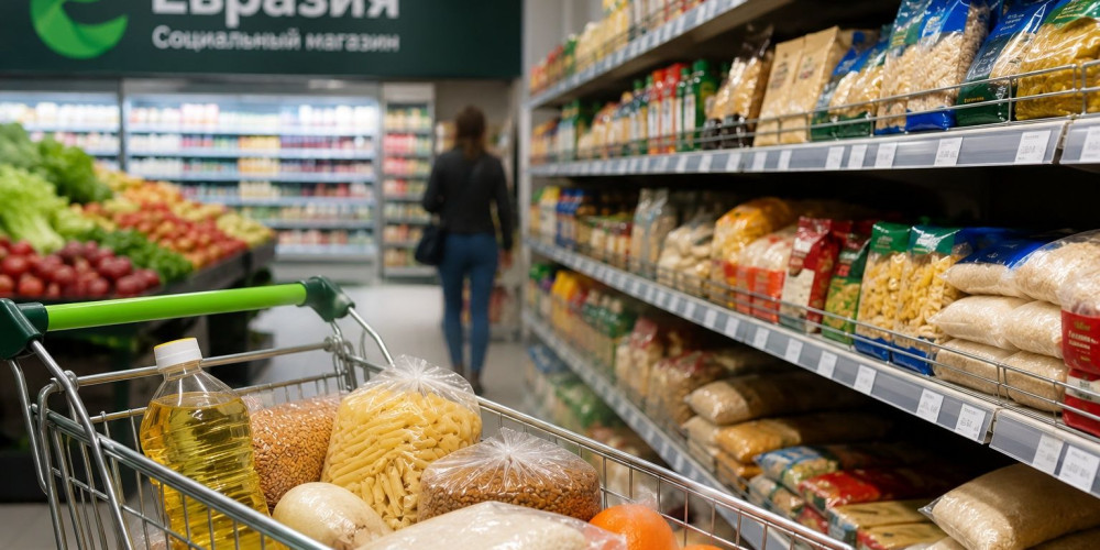 В Кыргызстане работают шесть магазинов с продуктами для малообеспеченных семей