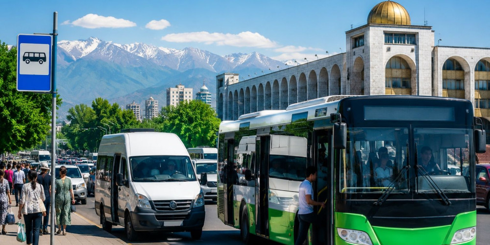 В Кыргызстане за полгода перевезли почти 320 миллионов пассажиров