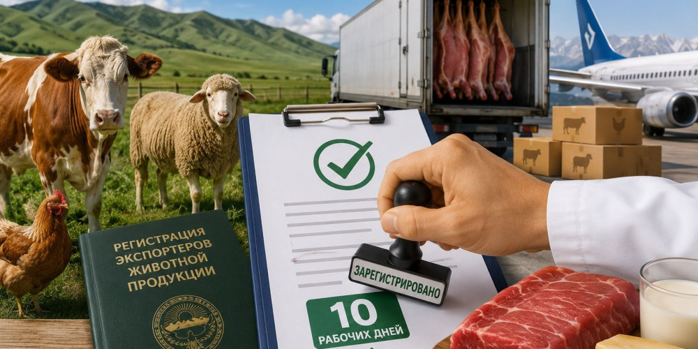 В Кыргызстане регистрацию экспортеров животной продукции хотят сократить до 10 дней