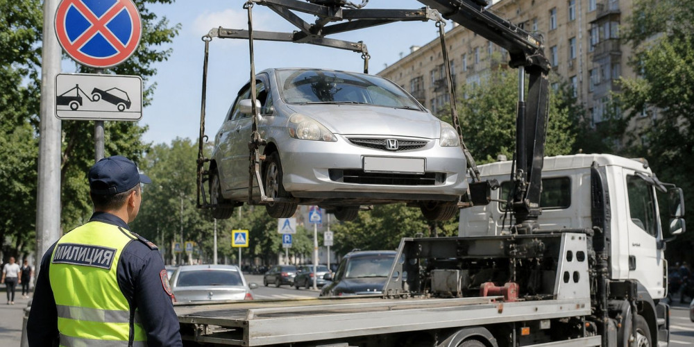 В Бишкеке с 1 августа начнут эвакуировать неправильно припаркованные автомобили