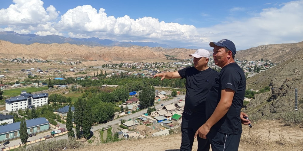 На панораме в Нарыне появятся летний кинотеатр, фотозона и детская площадка