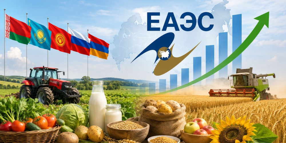 Кыргызстан вошел в число лидеров ЕАЭС по росту производства сельхозпродукции