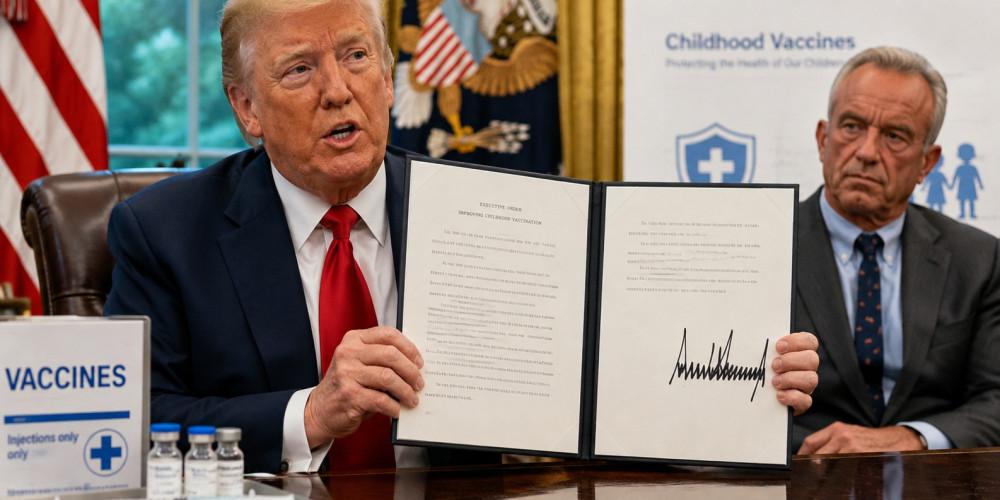Трамп сократил список рекомендуемых детям прививок с 18 до 11