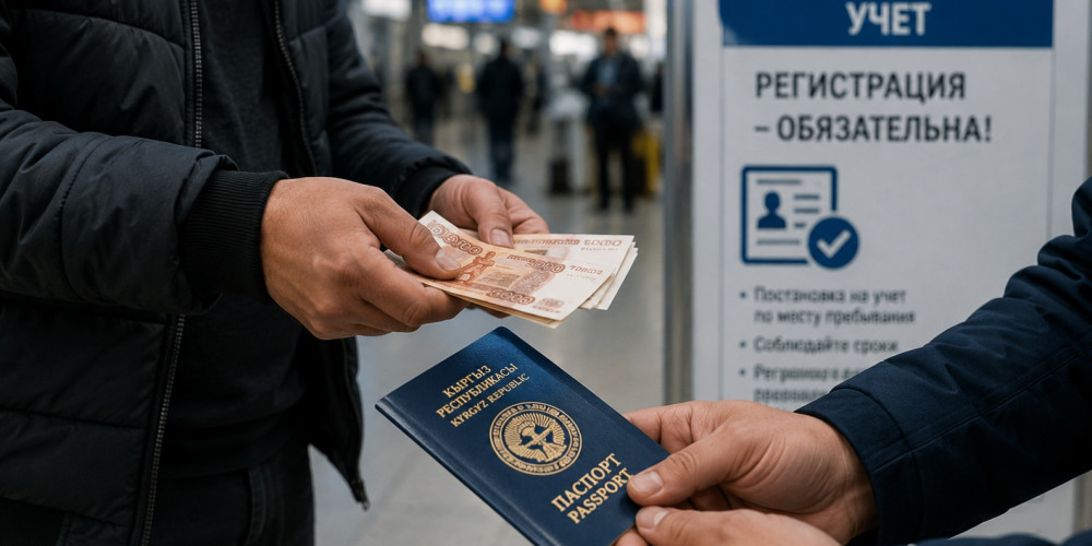 Заплатил за регистрацию – и остался без регистрации: кыргызстанцев предупредили о посредниках в России