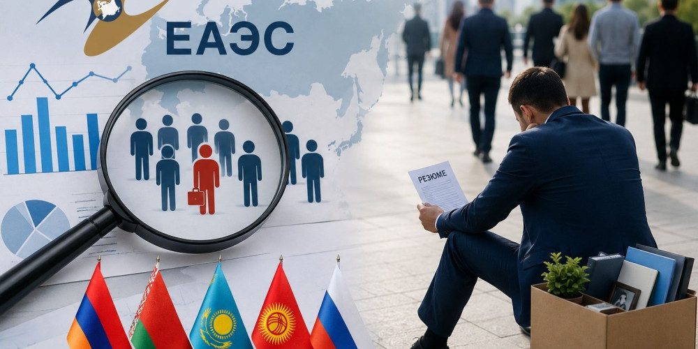 Безработица в ЕАЭС оценивается в 2,6%