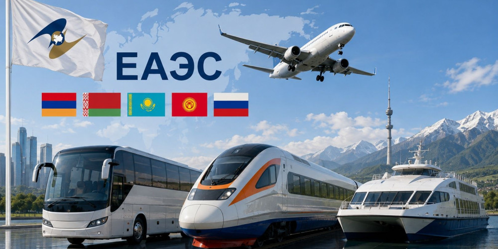 Пассажирооборот ЕАЭС достиг 249 млрд пассажиро-километров
