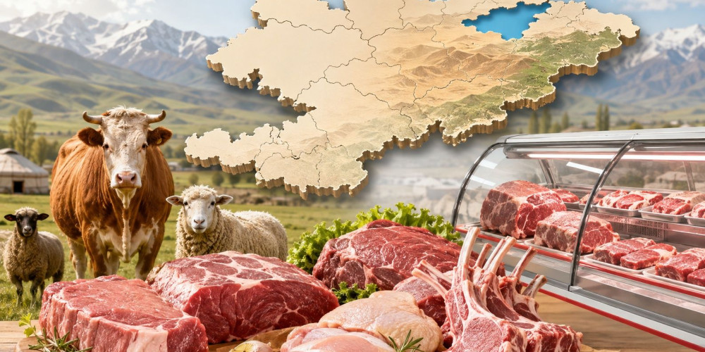 Кыргызстан обеспечивает себя мясом лишь на 85,7%