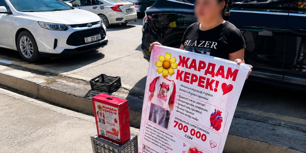 В Караколе девушка просила пожертвования, прикрываясь фотографией чужой здоровой девочки