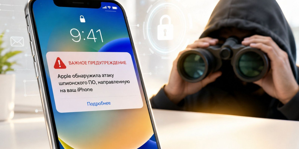 Apple предупредила пользователей в 110 странах об атаках шпионского ПО