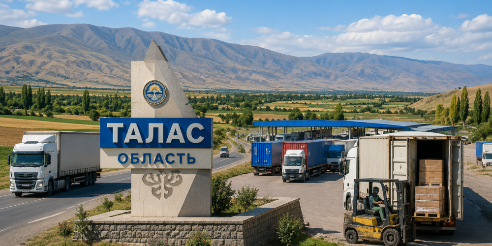 Таласская область показала самый высокий рост торговли с ЕАЭС