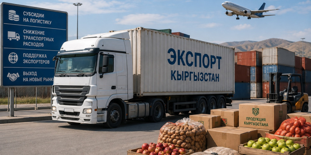 Кыргызстан хочет субсидировать логистику для экспортеров сельхозпродукции