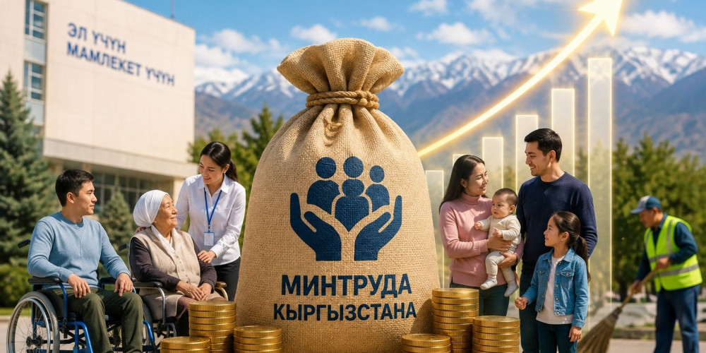 Бюджет Минтруда Кыргызстана за пять лет вырос более чем вдвое – до 25,4 млрд сомов
