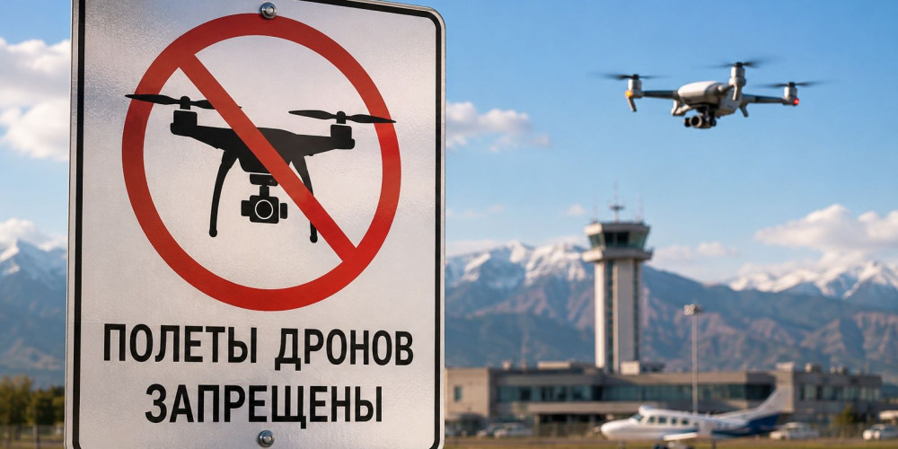 Полеты дронов ограничены на большей части Кыргызстана до 15 сентября