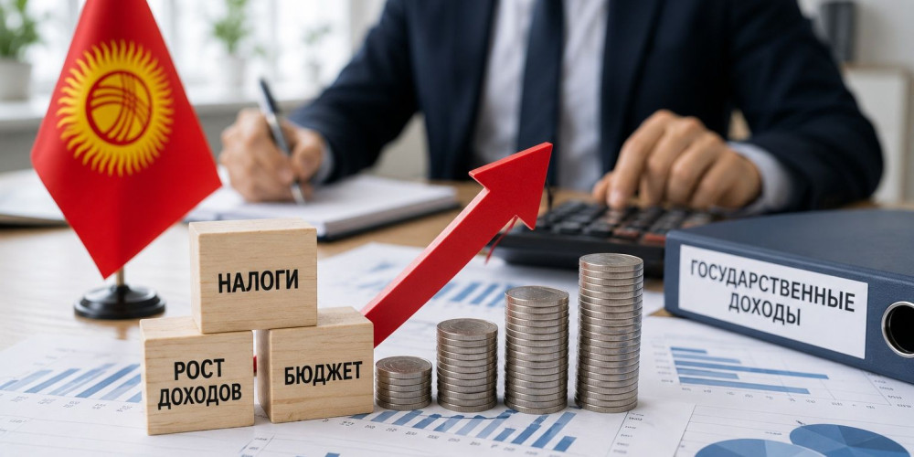 Кыргызстанда жети айда салыктык түшүүлөр дээрлик 42%га өстү