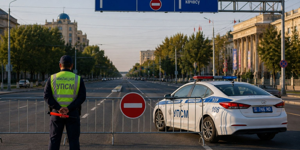 В центре Бишкека перекроют часть проспекта Чуй с вечера 27 августа до полудня 29 августа