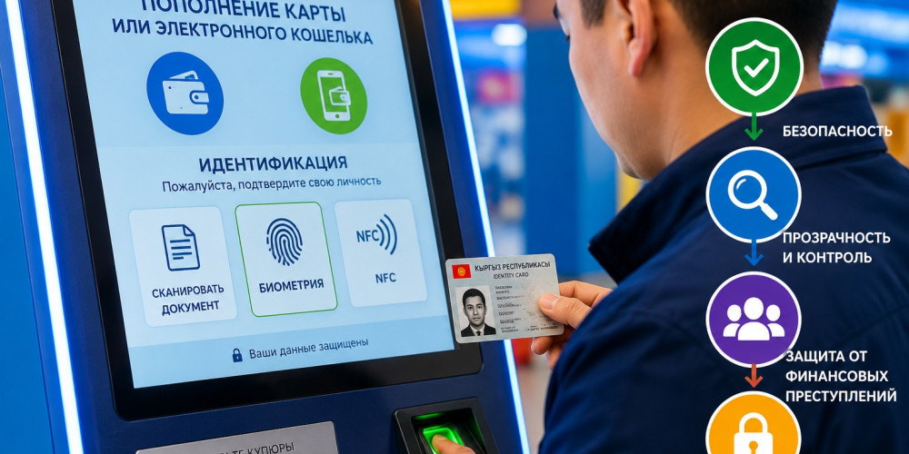 При пополнении карт и электронных кошельков через терминалы нужно будет подтверждать личность
