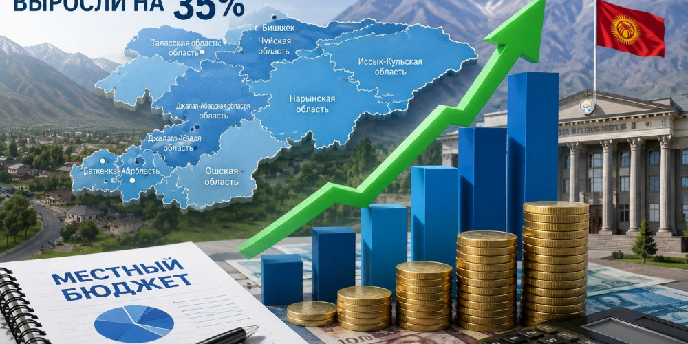 Доходы местных бюджетов Кыргызстана выросли на 35%
