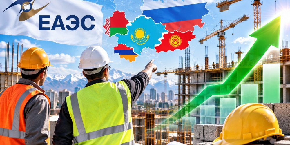 Кыргызстан стал лидером ЕАЭС по росту строительных работ в первом полугодии 2026 года