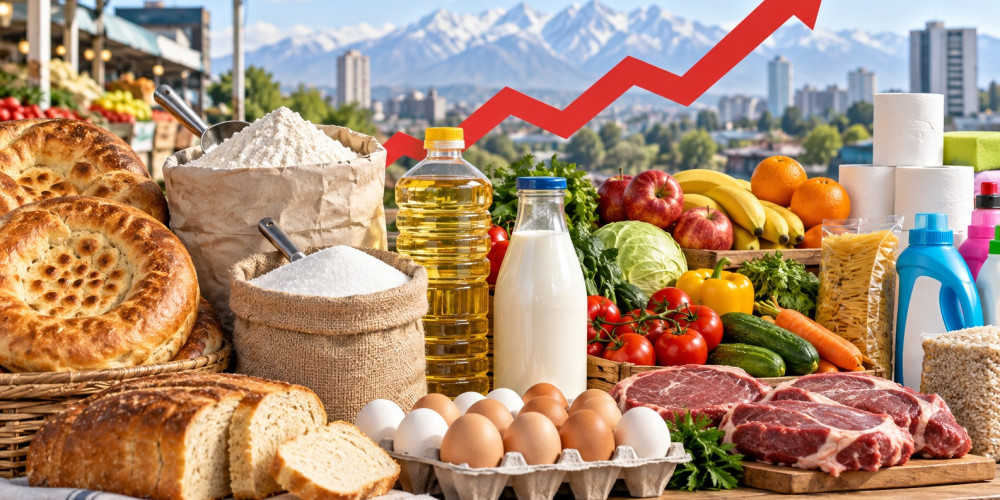 Цены в Кыргызстане выросли на 5,5% с начала года