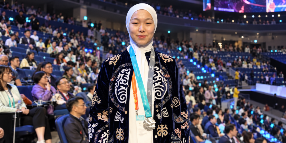 Кесиптик лицейдин бүтүрүүчүсү WorldSkills Shanghai 2026 чемпионатында "Best of Nation" сыйлыгын алды