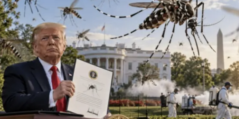 Трамп поручил сократить число комаров в Вашингтоне на 90%, клещей – на 50%
