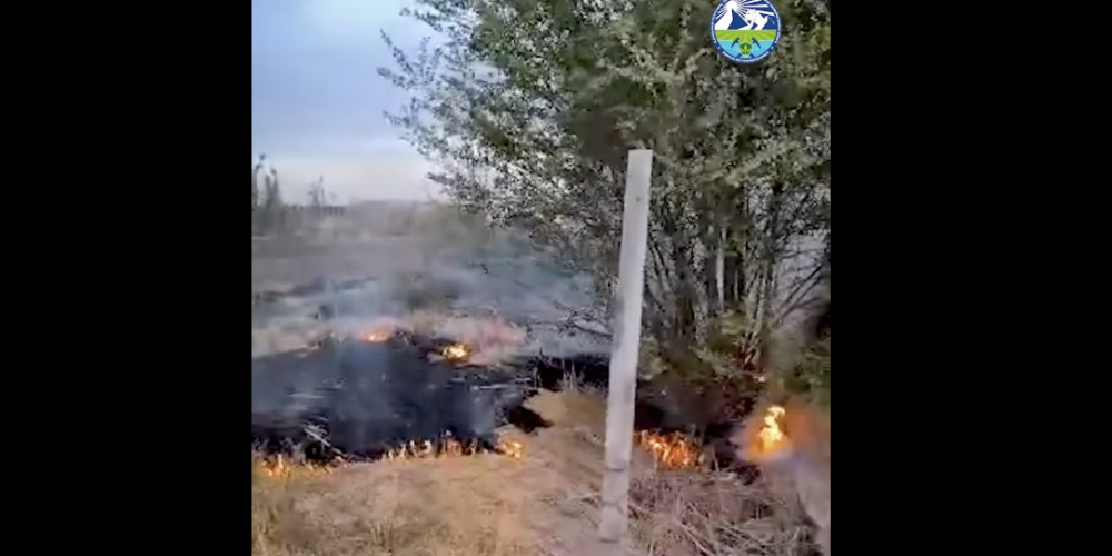 В Новопокровке предприятие оштрафовали на 23 тыс. сомов за сжигание отходов