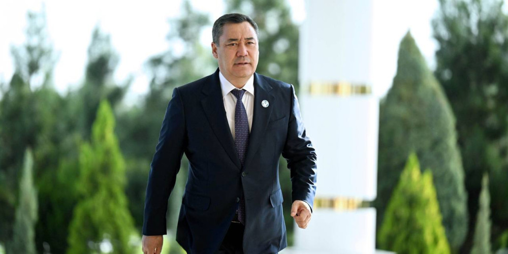 Садыр Жапаров принимает участие в заседании Совета глав государств СНГ в Туркменистане