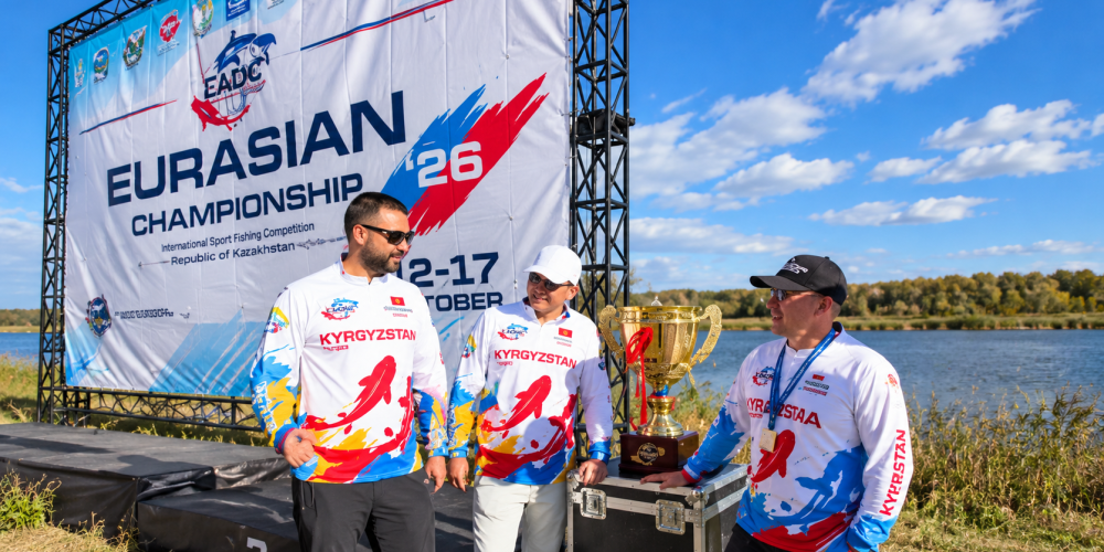 Карпятники из Кыргызстана заняли шестое место на чемпионате Евразии по карпфишингу
