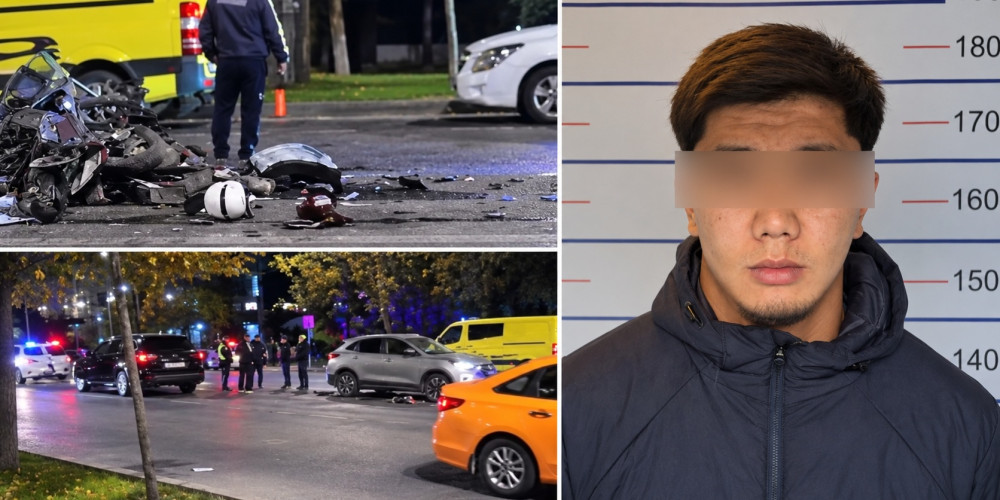 В Бишкеке Lexus сбил 16-летнего скутериста и протащил его несколько метров – подросток погиб