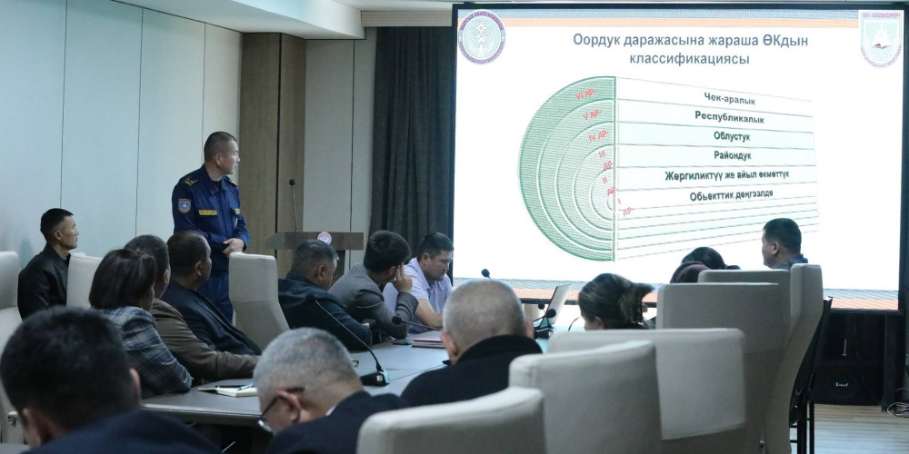 Манас шаарында жарандык коргонуу боюнча жыйын өттү